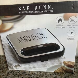 Rae Dunn New in Box Electric Sandwich Maker